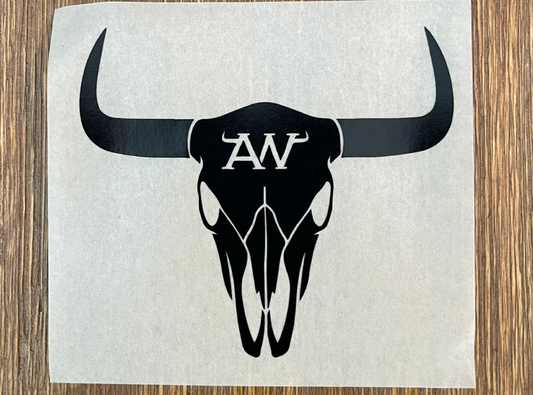 LONGHORN VINYL CAR STICKER